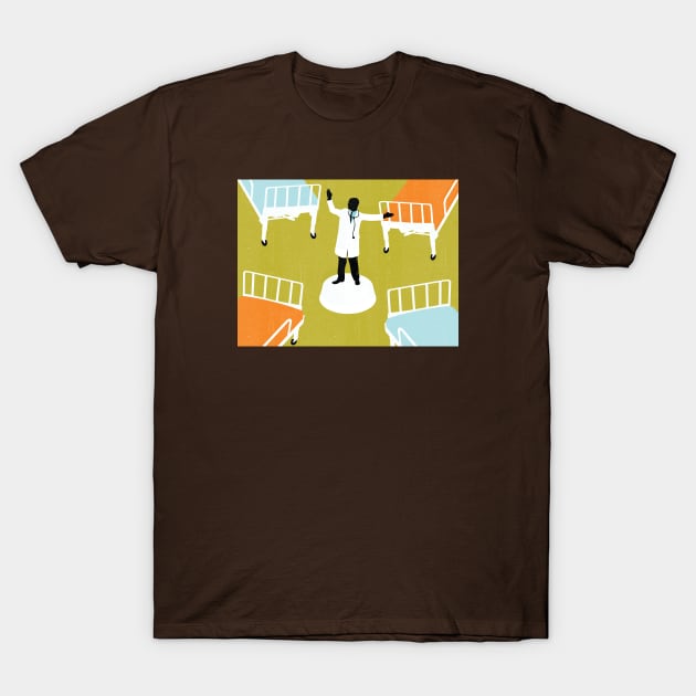 Hospital management T-Shirt by Neil Webb | Illustrator